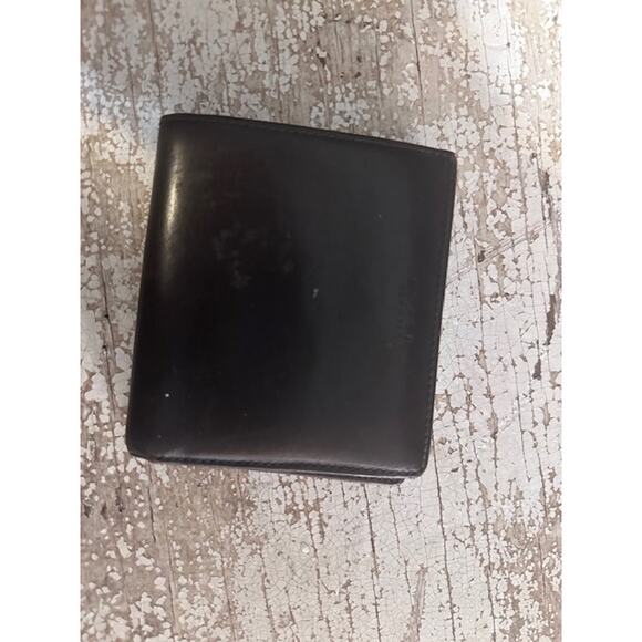 Coach Brown Leather Wallet – Tri-Fold Snap Closure - Picture 3 of 4